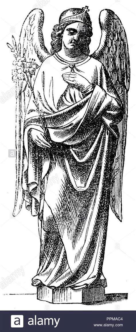 St Gabriel Archangel Black And White Stock Photos And Images Alamy