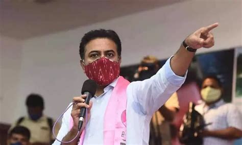 Ktr Condemns Bjp Corporators Protest At Ghmc Office Asks Cops To Take