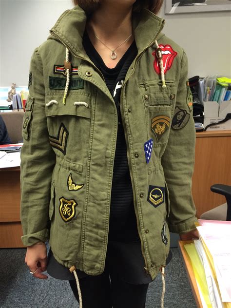 My Diy Badges And Patches Military Jacket Custom Patches Pinterest