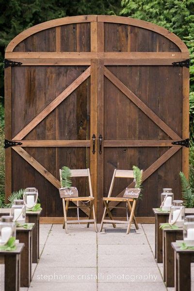Barn Doors As A Wedding Backdrop Found These At Olympic Farm Style