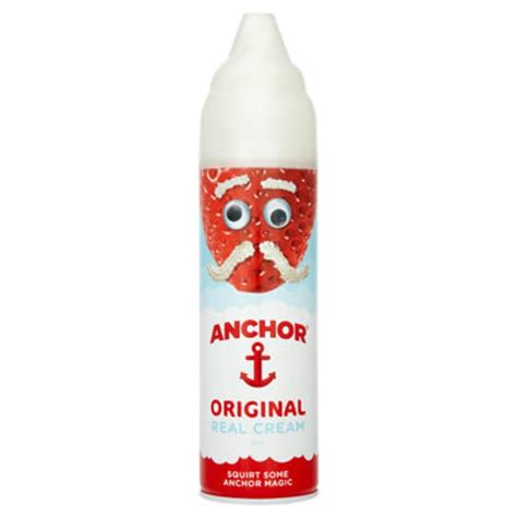 Anchor Original Squirty Cream £1 At Asda