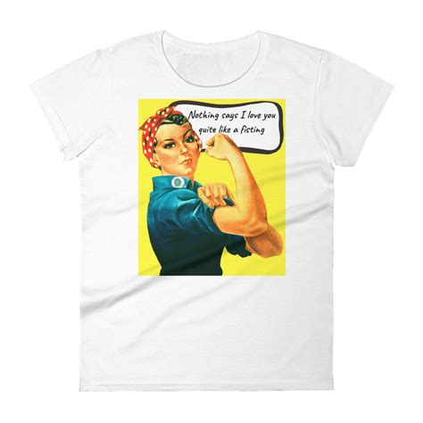 Nothing Says I Love You Quite Like A Fisting Rosie The Riveter Etsy