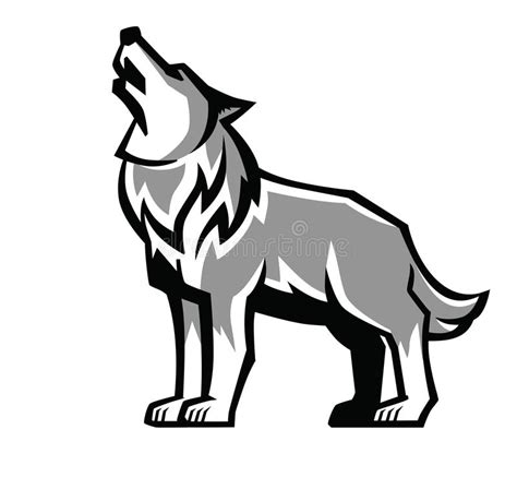So let's see how you could draw this courageous animal by following this 11 steps tutorial. Black wolf howl emblem stock vector. Illustration of ...