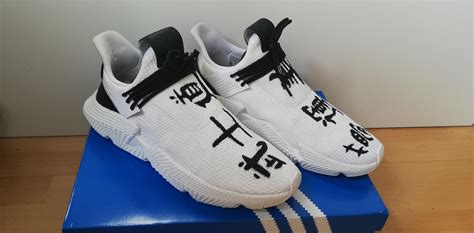 My First Custom Sneakers Adidas Prospheresuncaged And Human Race