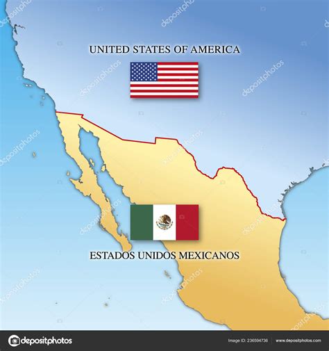 México es denominado oficialmente como estados unidos mexicanos. Mapa De Estados Unidos Y Mexico