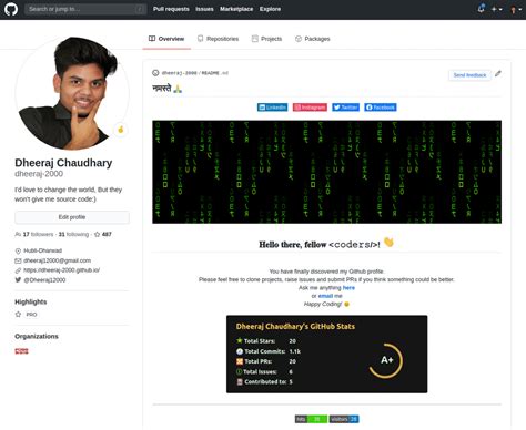 Create Your Github Profile Readmemd By Dheeraj Chaudhary Medium