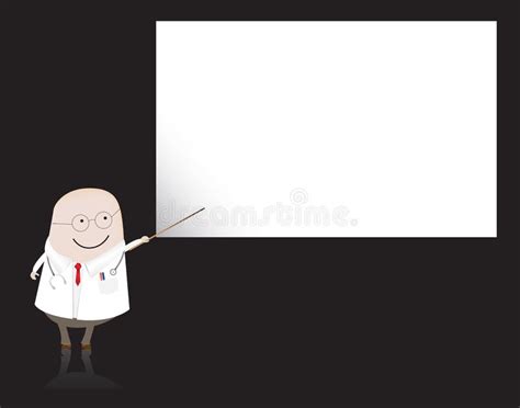 Doctor Doctor Pointing At Blank Board Picture Image 7895701