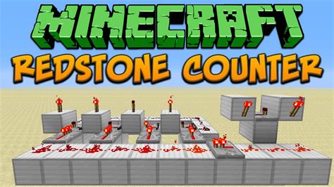 Redstone Counter Tutorial Youtube