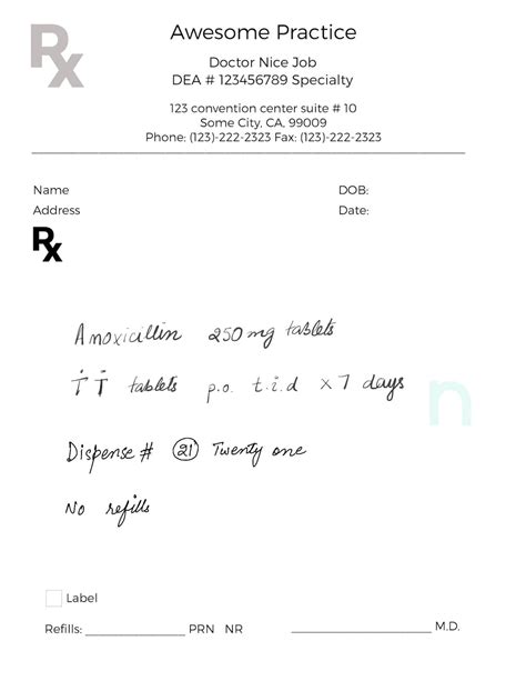 Drbeen Sample Prescription 02 | drbeen