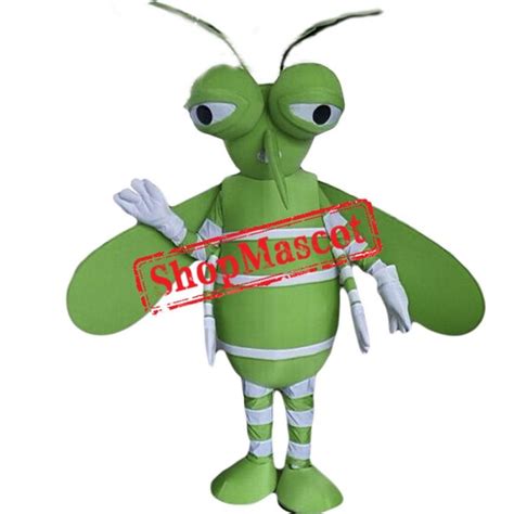 Green Mosquito Mascot Costume | Mascot, Cartoon mascot costumes, Mascot costumes