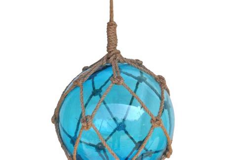 This is the new ebay. Light Blue Japanese Glass Ball Fishing Float With Brown ...