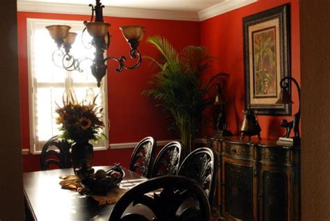 For a similar wall color, try calke green by farrow & ball. West Indies Tropical Decorating | Red, Hot & Tropical ...