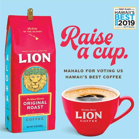 Lion Coffee Voted As Hawaiis Best Coffee 2019 Lion Coffee