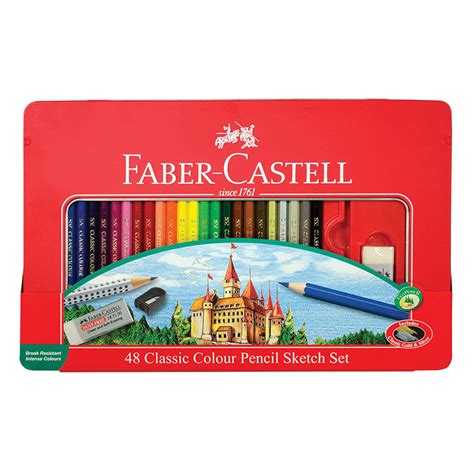Buy Faber Castell Classic Color Pencil Tin Of 48