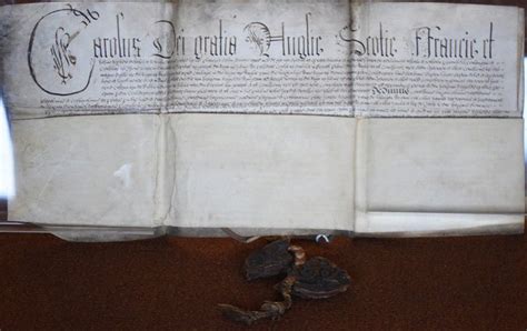 Royal Decree Of King Charles I 1640 Historical Documents Printed