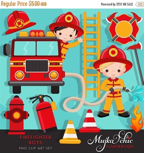 Firefighter Clipart Girl Firefighter Firefighter Birthday Clipart