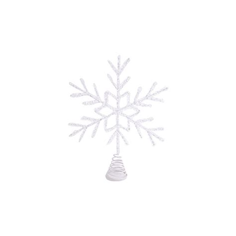 Snowflake Tree Topper White Loungeworks