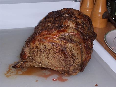 Set the roast, rib side down, in a shallow roasting pan (the ribs act as a natural rack), and. Standing Prime Rib Roast - Recipe by B - CookEatShare