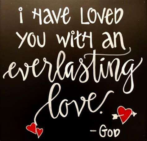 I Have Loved You With An Everlasting Love Chalkboard Sign Etsy