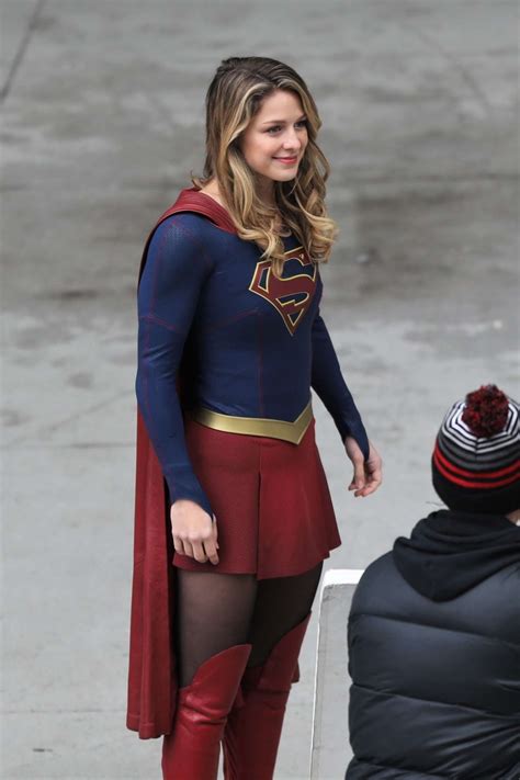 Melissa Benoist Filming Supergirl In Vancouver 16 Gotceleb