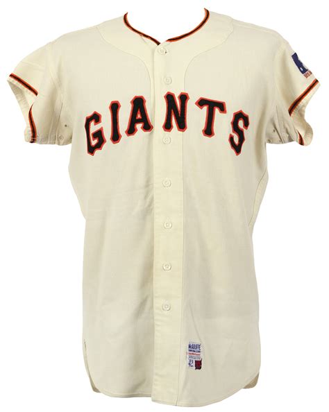 Lot Detail 1969 Ron Hunt San Francisco Giants Game Worn Cream Flannel