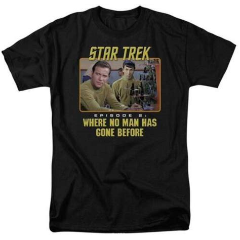 Star Trek Episode 2 Where No Man Has Gone Before Graphic T Shirt 1999