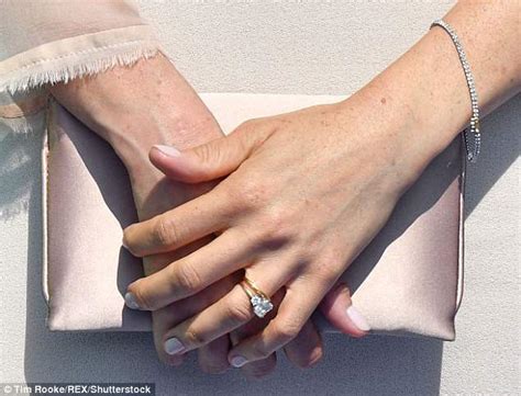 Named the 'essential lines bracelet', the accessory is made of gold and. Meghan Markle wears dazzling diamond bracelet that looks ...