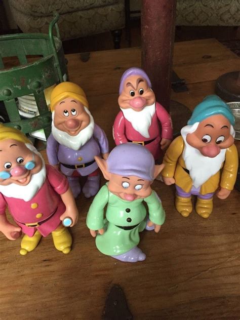 Disney 5 Of The Seven Dwarfs Posable Figures Made In Thailand 7 Tall 1866980114