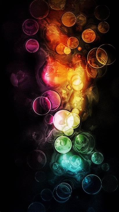 Iphone Abstract Effect Wallpapers Bubbles Bokeh Colorful