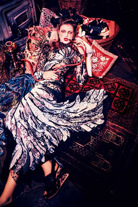 Duchess Dior An Exotic Sense Of Destiny By Ellen Von Unwerth For Vogue Japan June 2016