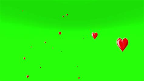 Green Screen Clips Red Heart Swarm Youtube