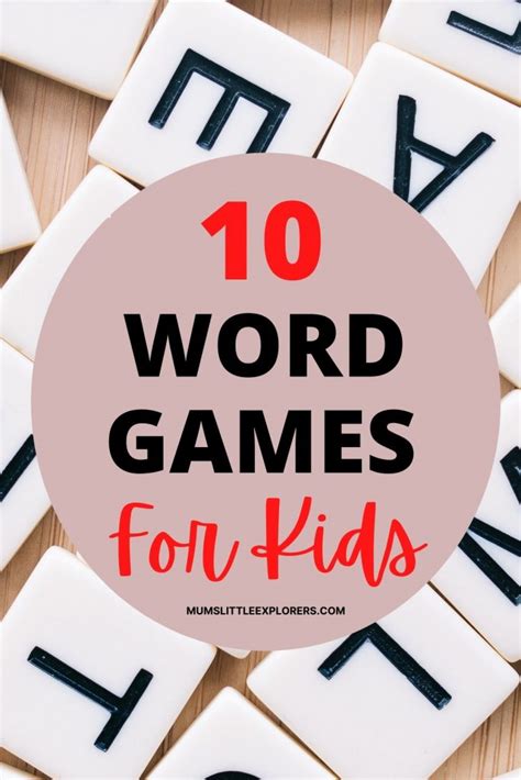 11 Best Word Games For Kids Mums Little Explorers