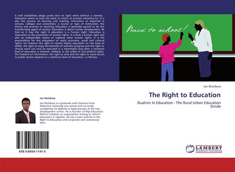 The Right To Education 978 3 8454 1141 5 3845411414 9783845411415 By
