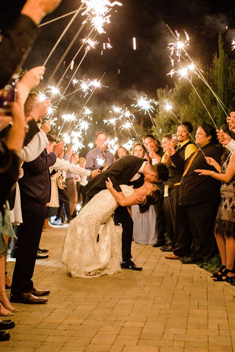 Romantic Sparkler Exit Sparklers At Weddings Are The Best Such A