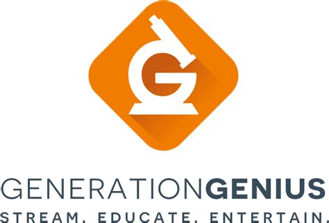 Generation Genius Logo With Dark Text And Transparency Stemcon