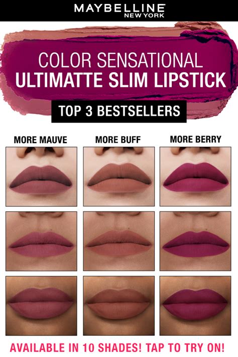 Maybelline Color Sensational Ultimatte Lipstick Beauty Makeup Tips