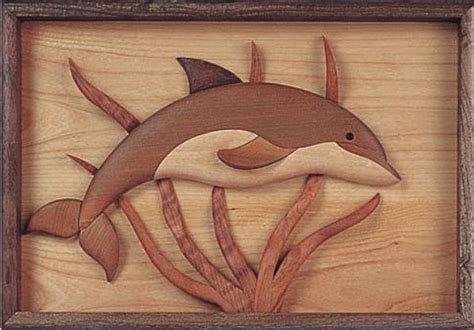 1 Beginners Intarsia Project Pattern The Playing Dolphin Scroll