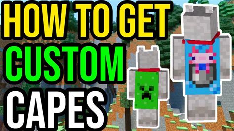 How To Get Custom Capes In Minecraft Psxboxpe Youtube