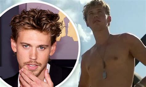Austin Butler Goes Shirtless In New Teaser Photos From Upcoming Masters Of The Air Mini Series