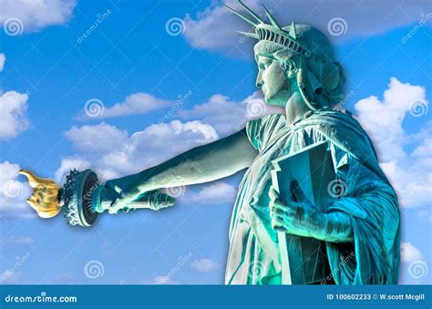 Statue Of Liberty Sad Stock Image Image Of York Memorial 100602233