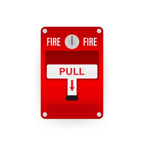 Fire Alarm Pull Down Symbol Stock Illustrations 52 Fire Alarm Pull