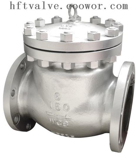 Hft Carbon Steel Wcb Flanged Swing Check Valve Class 150300 H44h