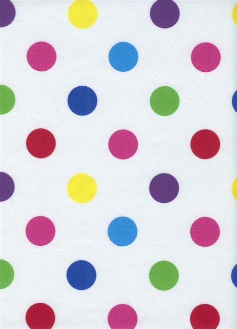 Multi Coloured Polka Dots Fabric For Bunting Polka Dot Fabric Polka Dots Dotted Fabric
