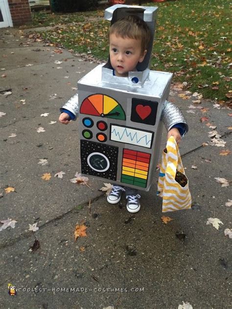 Best Robot Costume Ever Robot Halloween Costume Robot Costume Kids