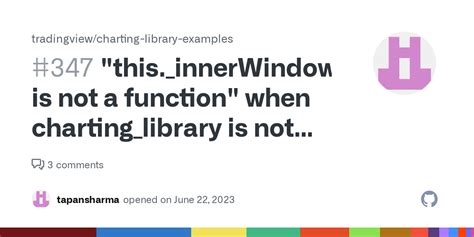 This Innerwindow Widgetready Is Not A Function When Charting