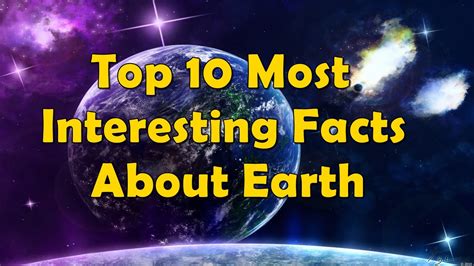 Top 10 Amazing Facts About Earth Interesting Facts Top 10 India Sahida