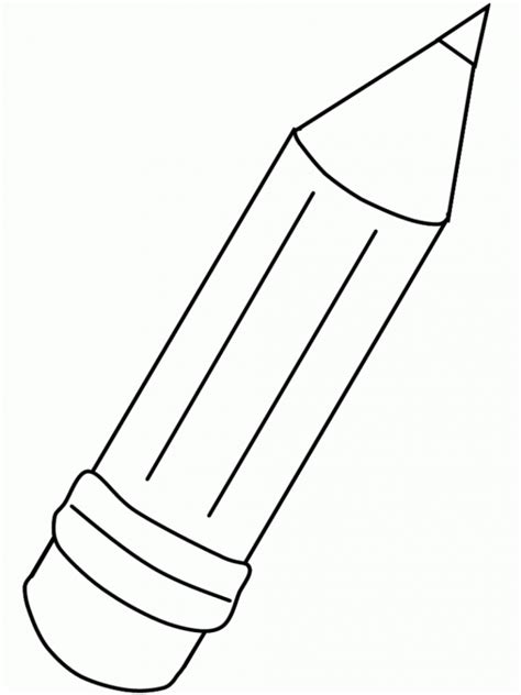 Pencil Coloring Page Coloring Pages