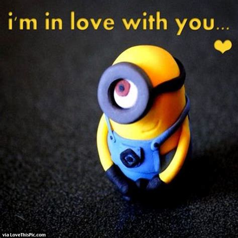 — bob the minion , madge offers apple slices to bob and friends in minions the movie. I Am In Love With You Minion Quote Pictures, Photos, and ...
