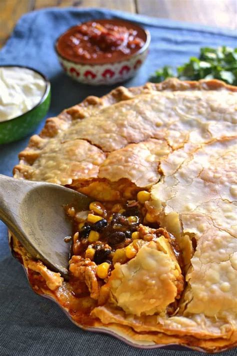 Overworking the dough and handling it too much will you'll find lots of ideas for dinner from all our awesome members and you can share your ideas too! Taco Pot Pie combines two classics in one delicious dish! All the taco flavors you love in a ...