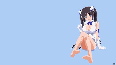 Wallpaper Anime Girls Hestia Dungeon Ni Deai Wo Motomeru No Wa Machigatteiru Darou Ka